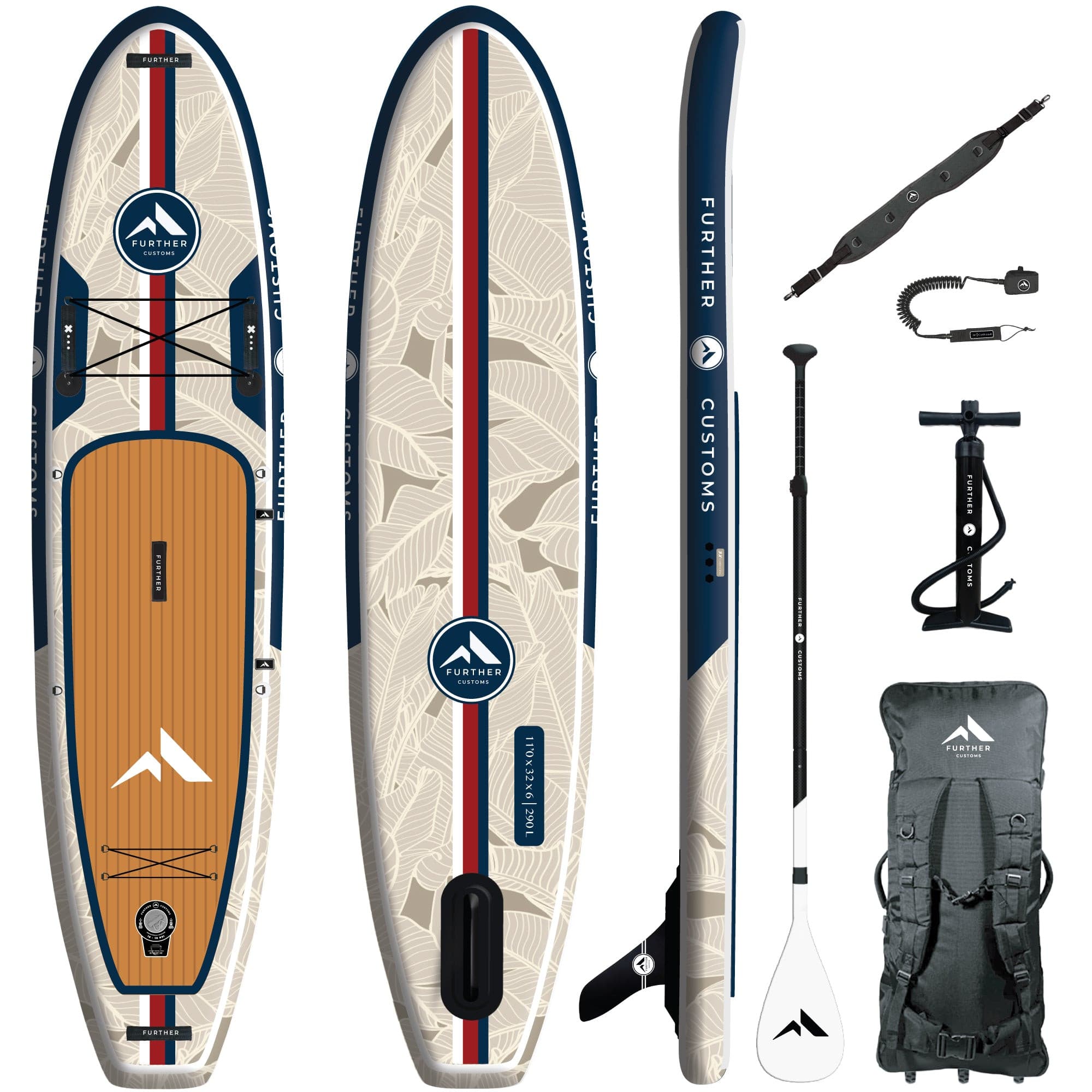 Further Customs Avalon Mariner Inflatable Paddleboard Kit